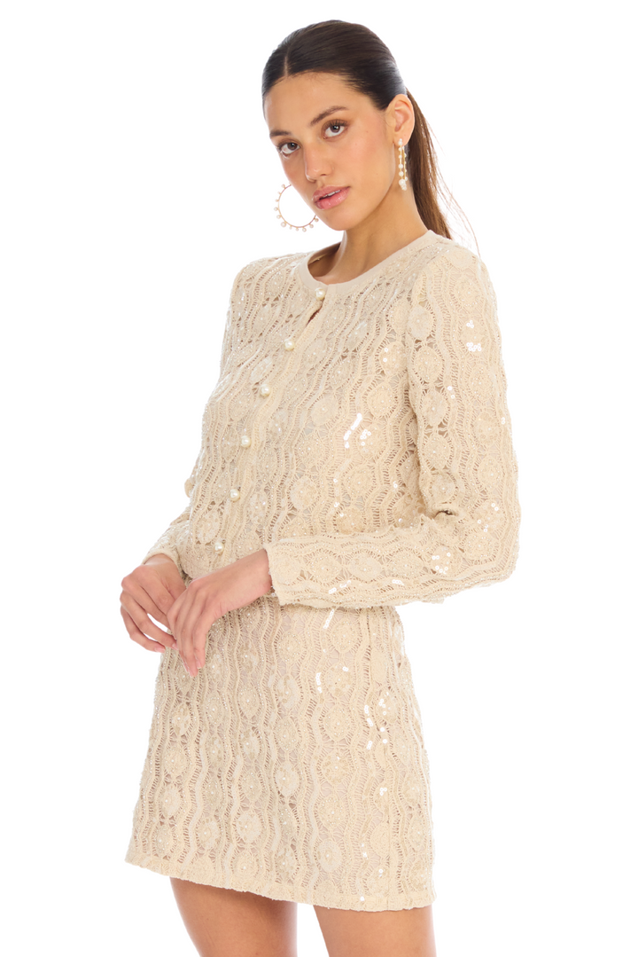 BEADED DAWN MINI SKIRT