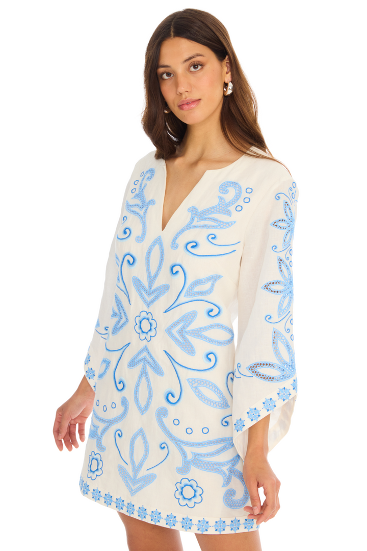EMBROIDERED ALINA DRESS