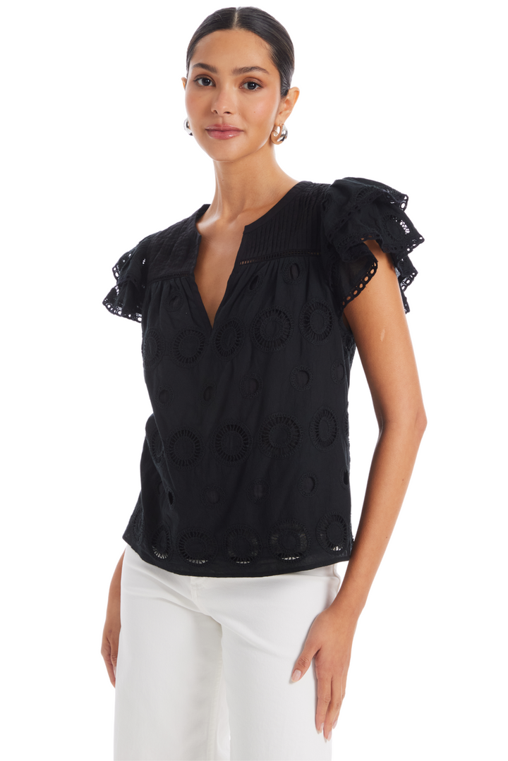 EYELET ALICIA TOP