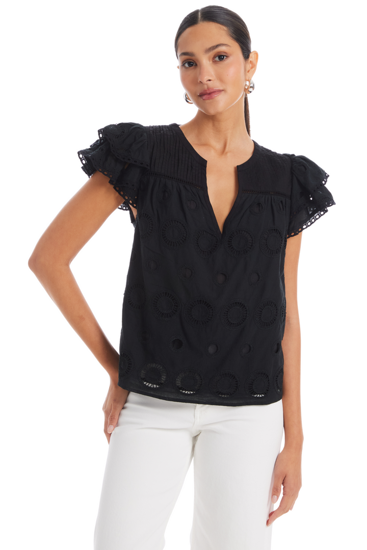 EYELET ALICIA TOP