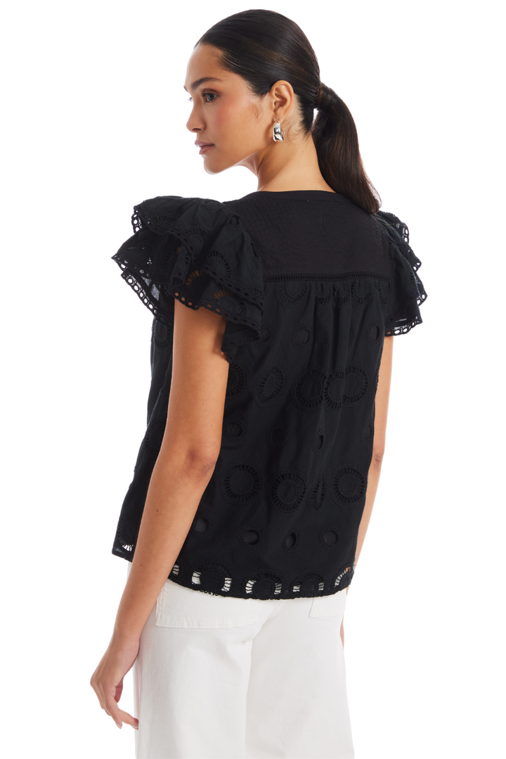 EYELET ALICIA TOP