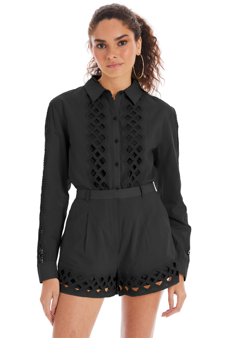 EYELET NINA SHIRT