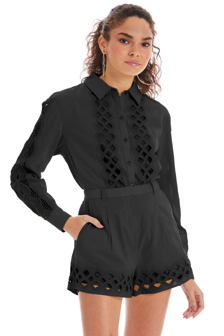 EYELET NINA SHIRT