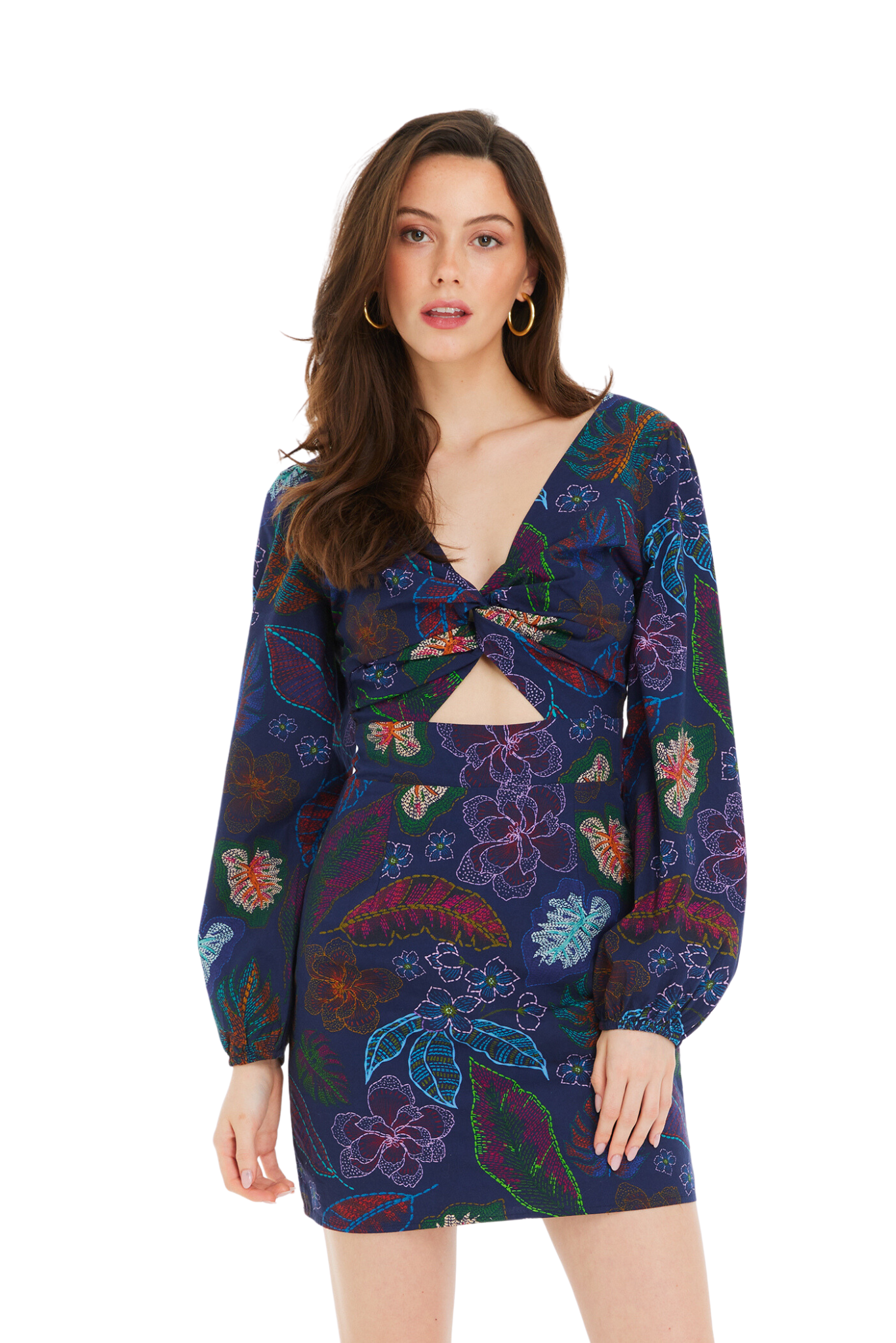 Cotton Flower Mini Dress – ALLISON BROWN