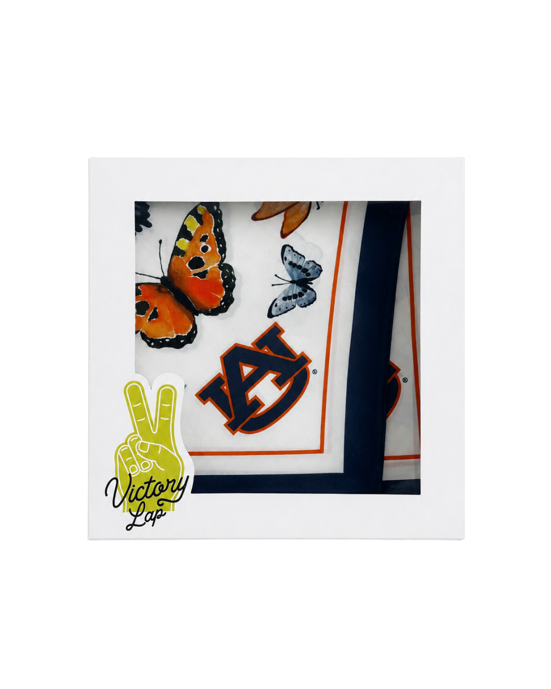 Auburn University - Butterfly Square Silk Scarf