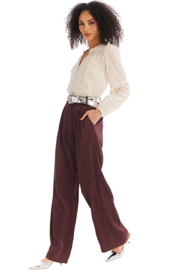 JOAN SATIN PANTS