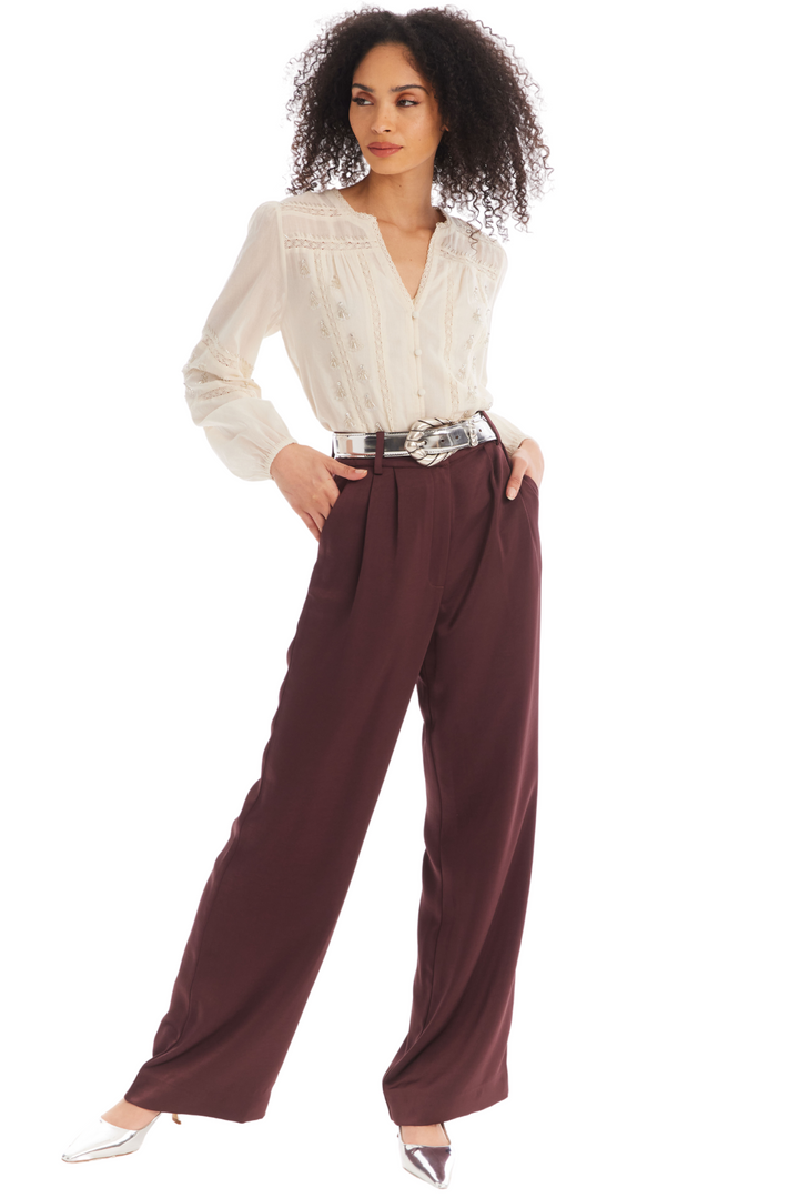 JOAN SATIN PANTS