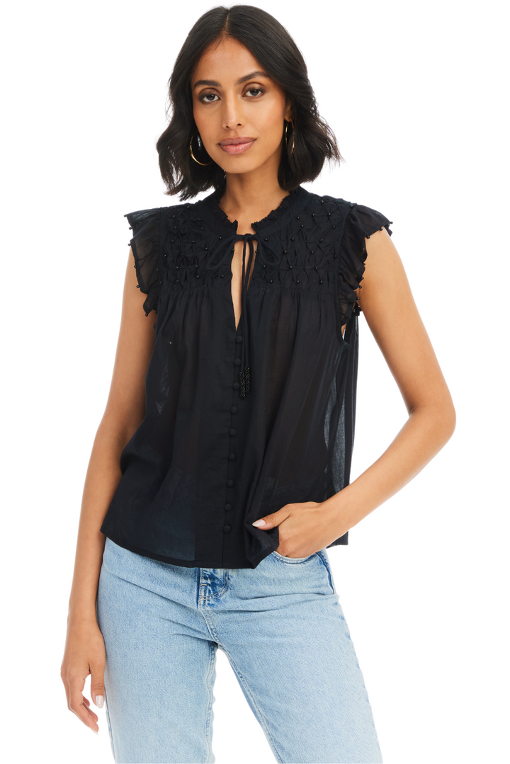 BEADED MCKAY TOP