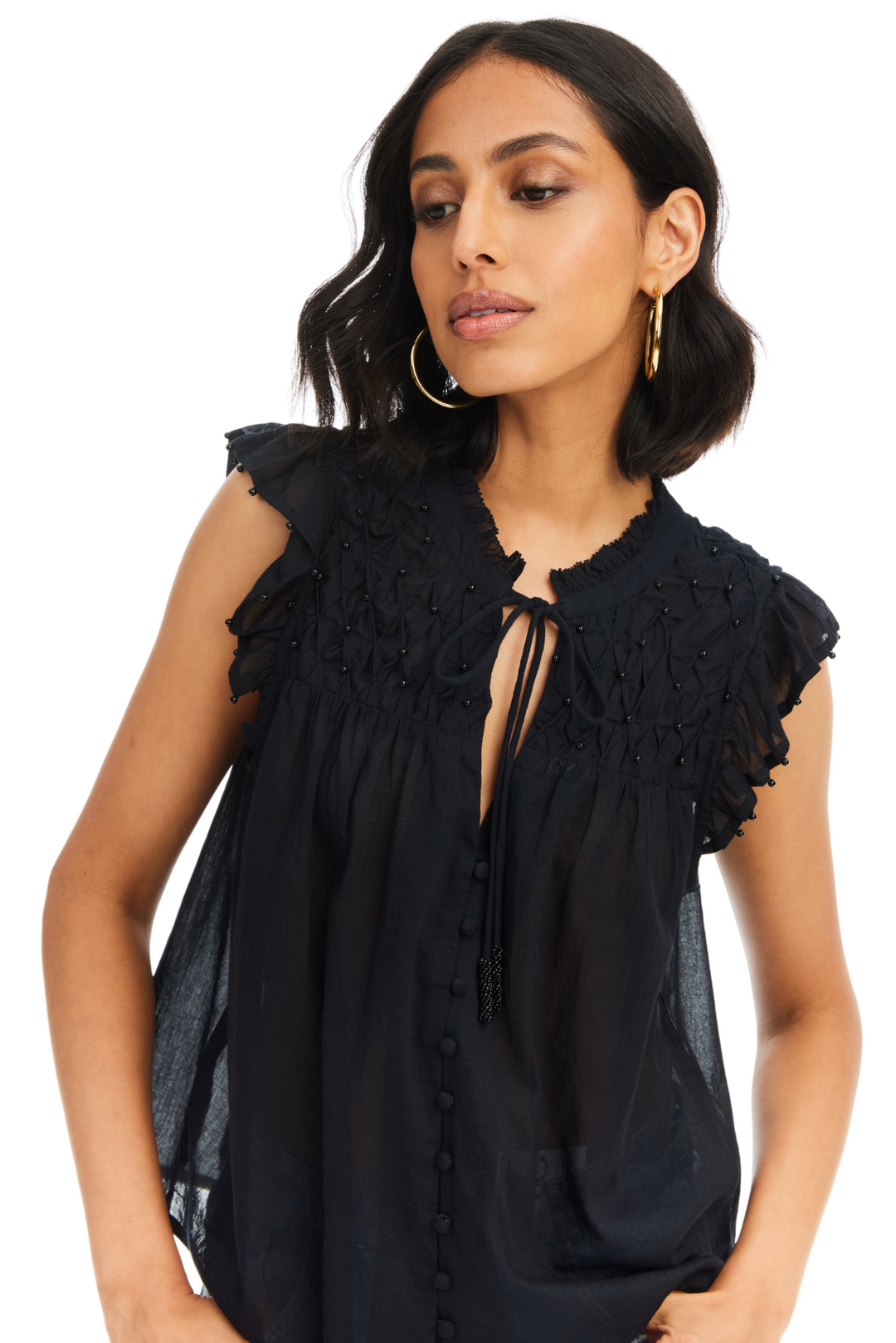 BEADED MCKAY TOP