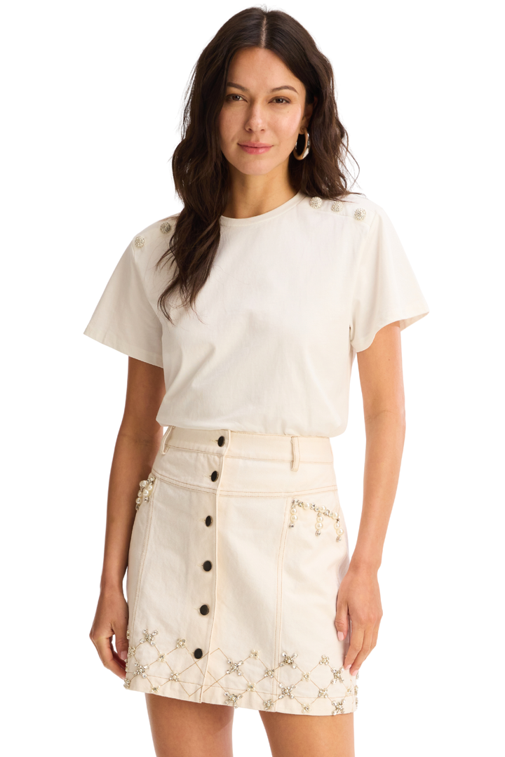 RHINSTONE HARPER SKIRT