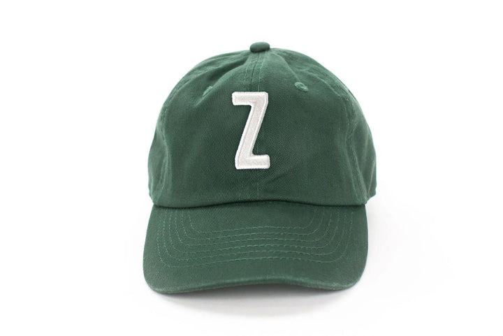 Hunter Green Letter Baseball Hat