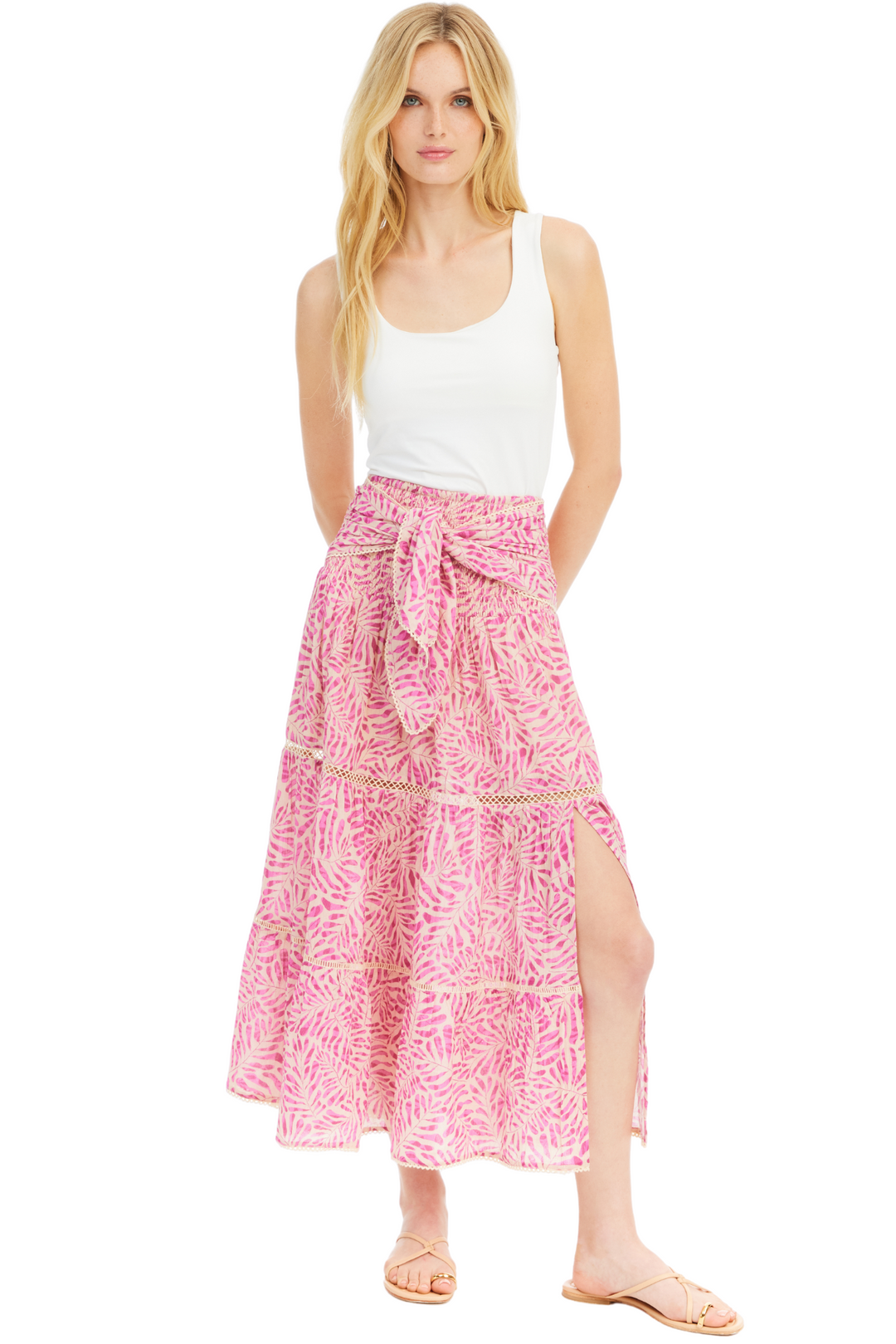 CHASE MIDI SKIRT