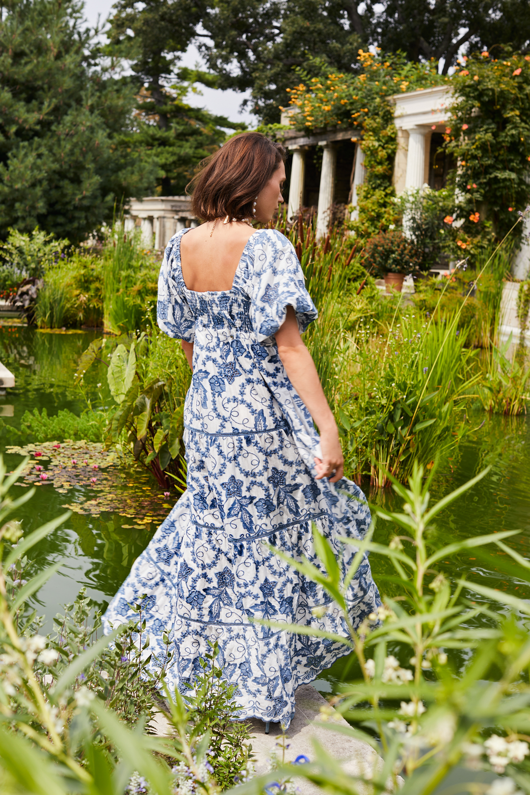 clover maxi dress Clover Dark Green Asymmetric-Neck Wrapped Maxi Dress With Sash Club L London