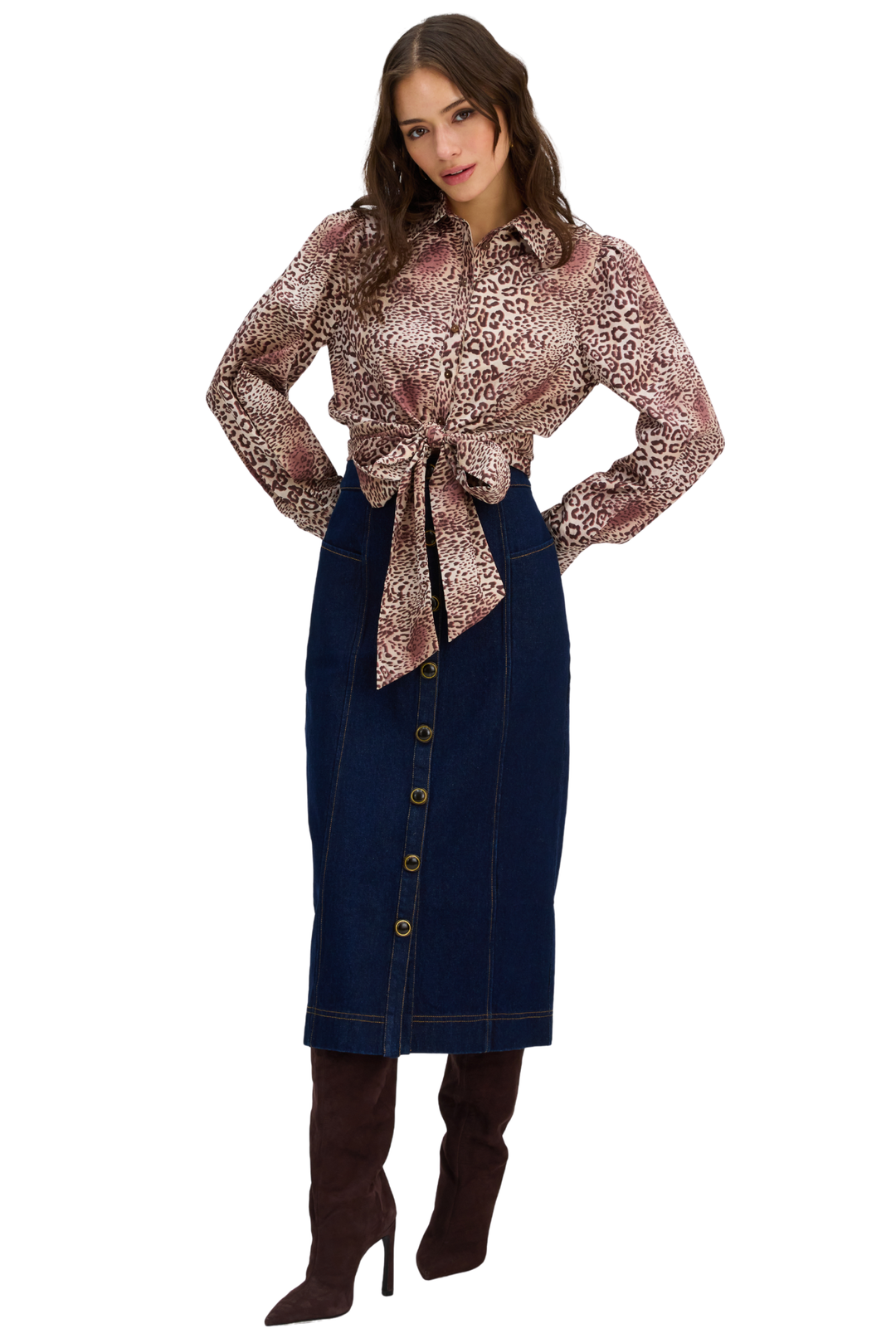 AMBROSE MIDI SKIRT