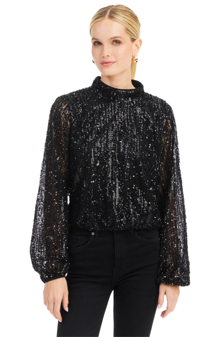 DELIA SEQUIN TOP