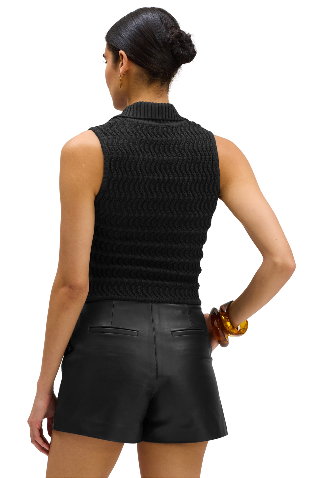 ELIJAH LEATHER SHORTS
