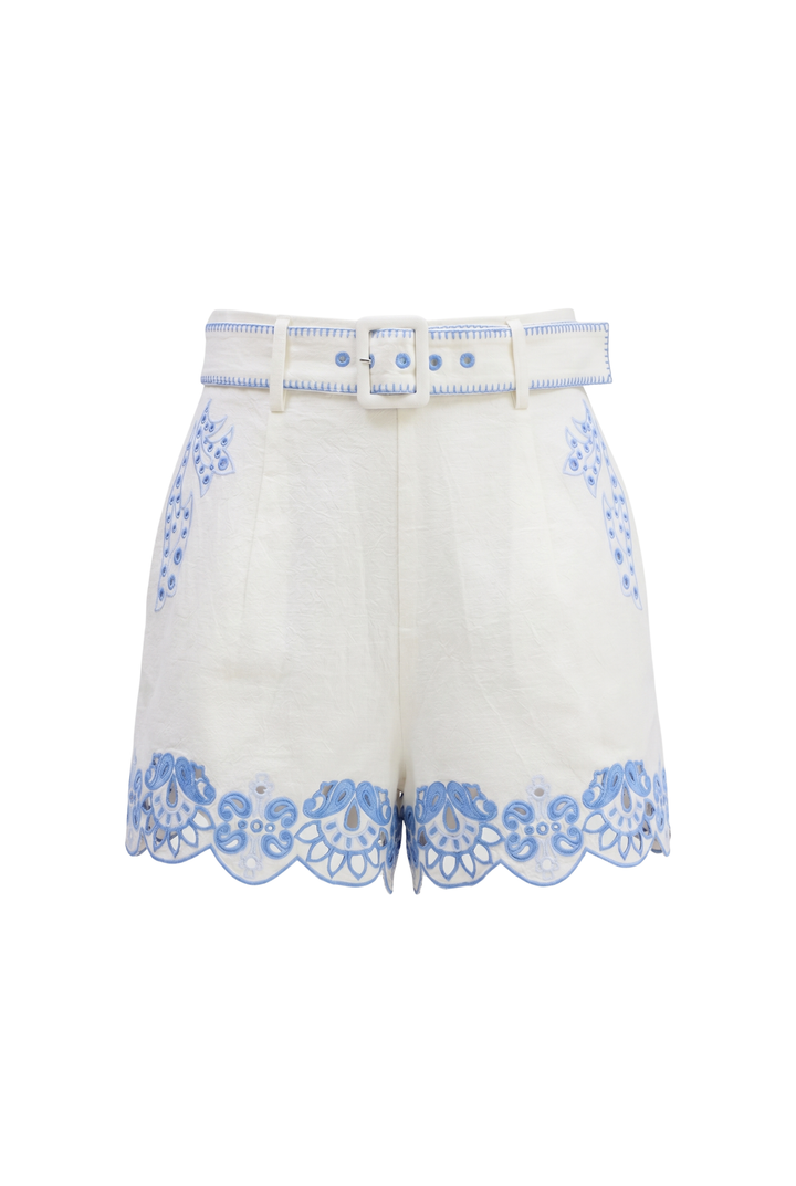 EMBROIDERED AINSLEY SHORTS