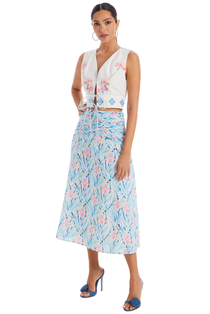 EMBROIDERED GENEVIEVE VEST