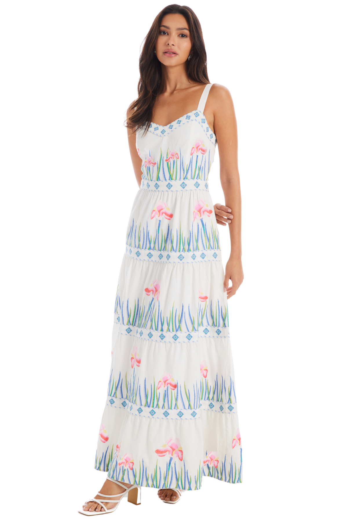 EMBROIDERED LILA DRESS ALLISON New York EMBROIDERED LILA DRESS ALLISON New York