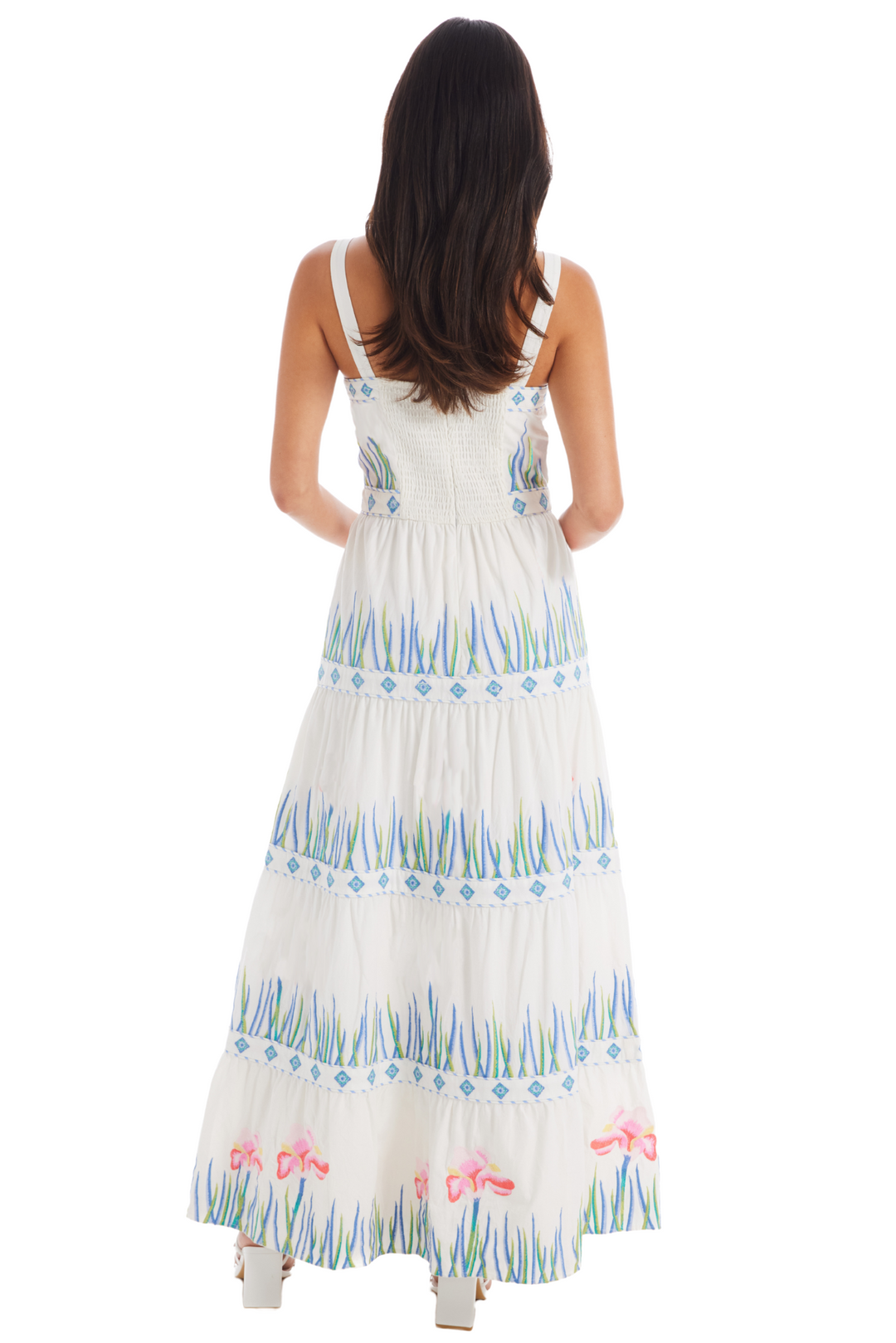 EMBROIDERED LILA DRESS