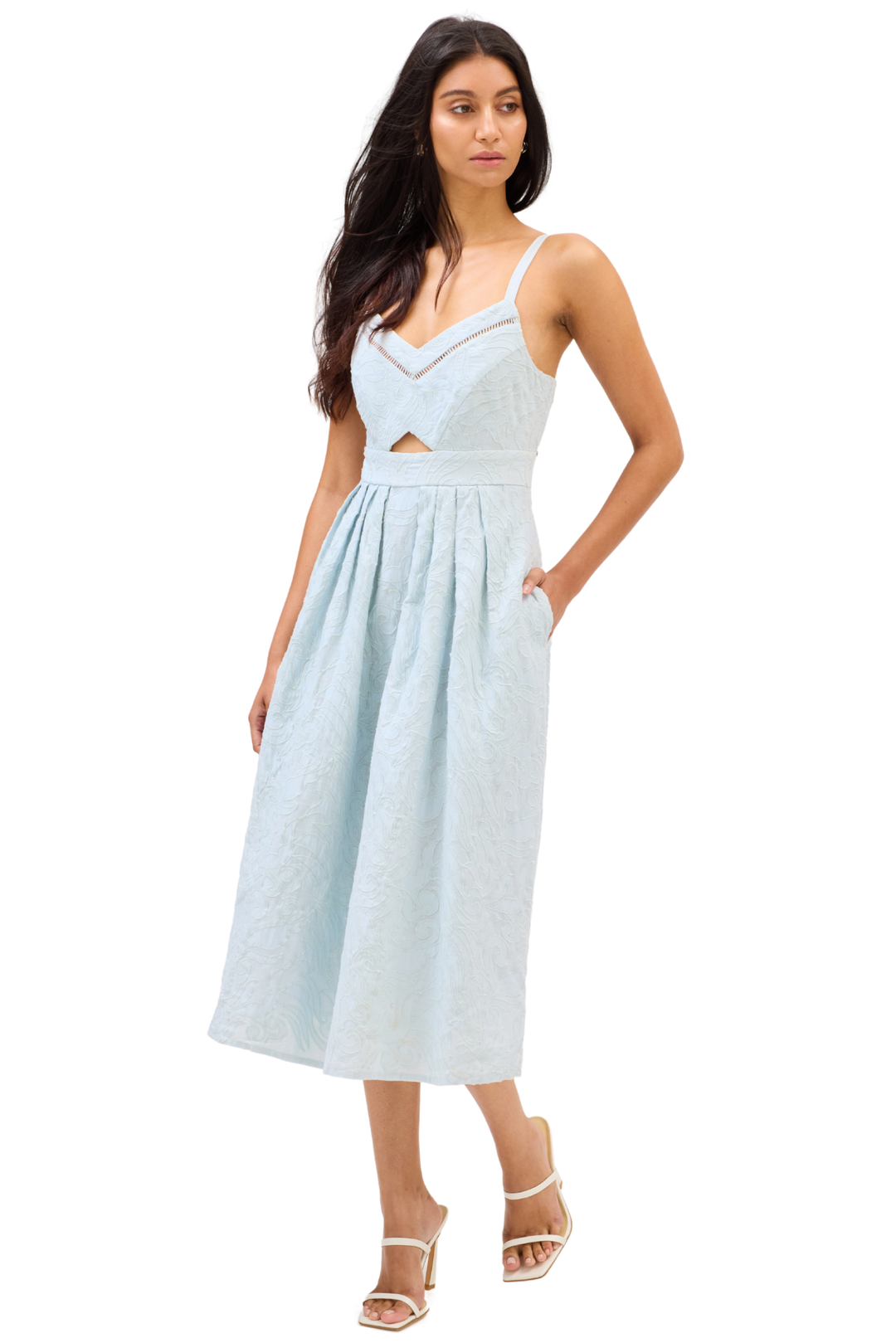 EMBROIDERED NATALIE DRESS