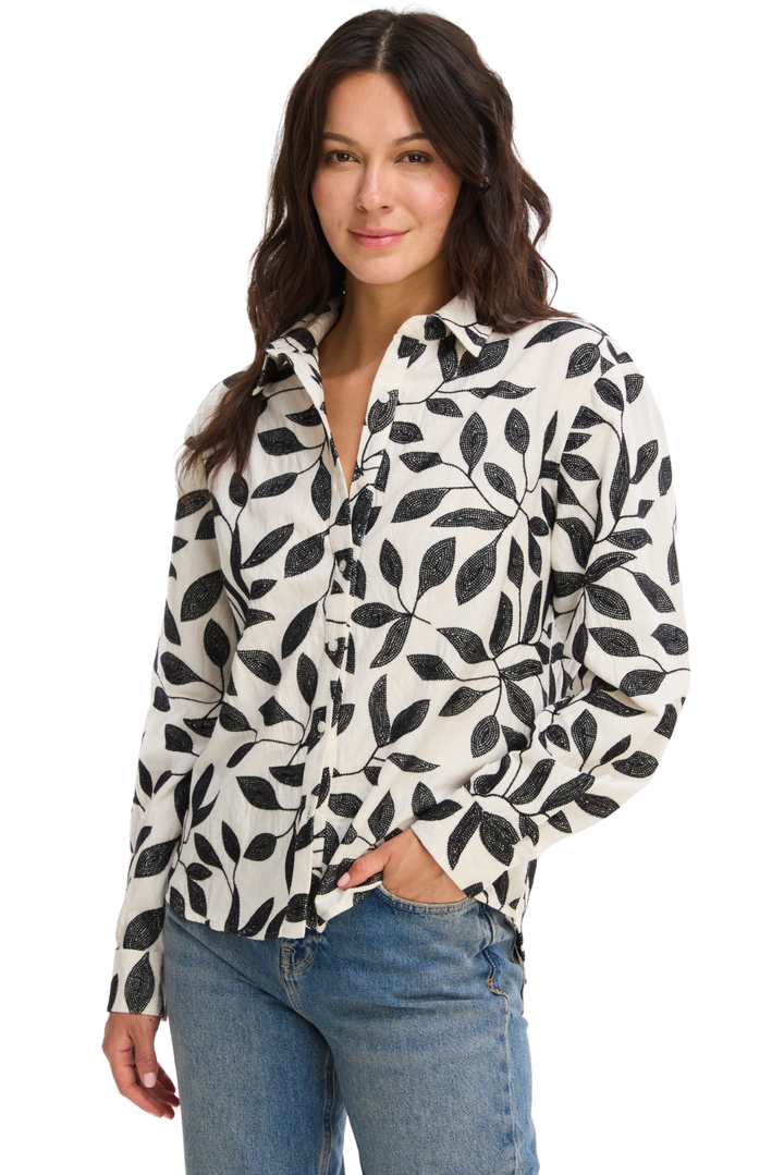 EMBROIDERED NINA SHIRT