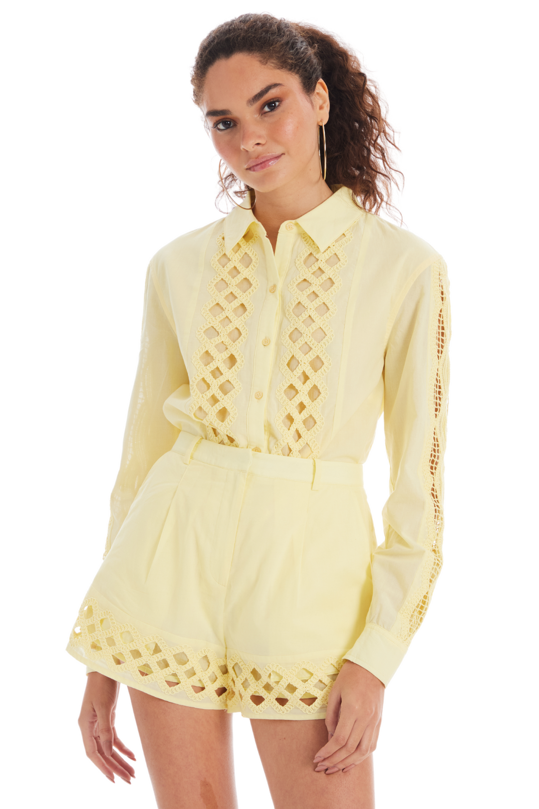 EYELET NINA SHIRT