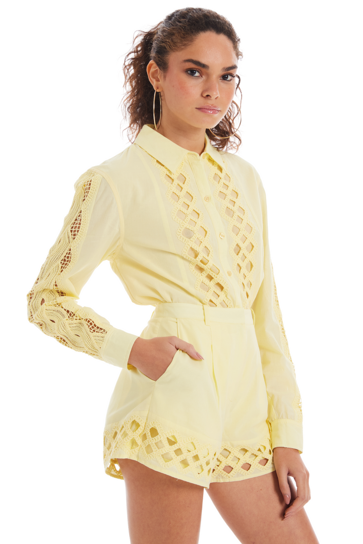 EYELET NINA SHIRT