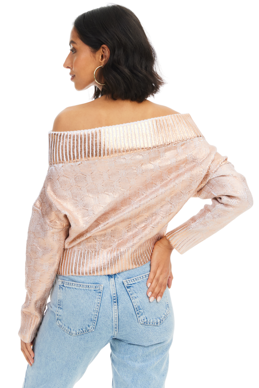 FOILED ALBA SWEATER