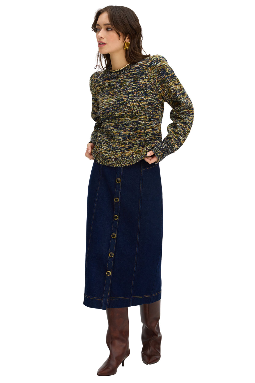 AMBROSE MIDI SKIRT