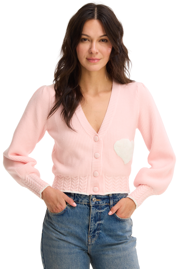 HEART PIPER CARDIGAN