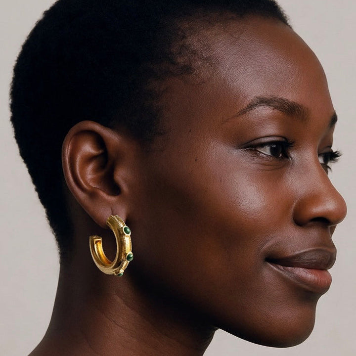 Olivia Gold Hoop Earring
