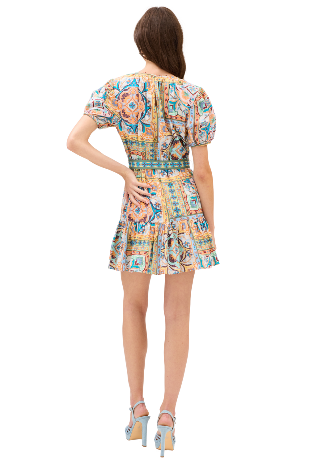 isabella floral mini dress Isabella Floral Lace Mini Dress S / Off White