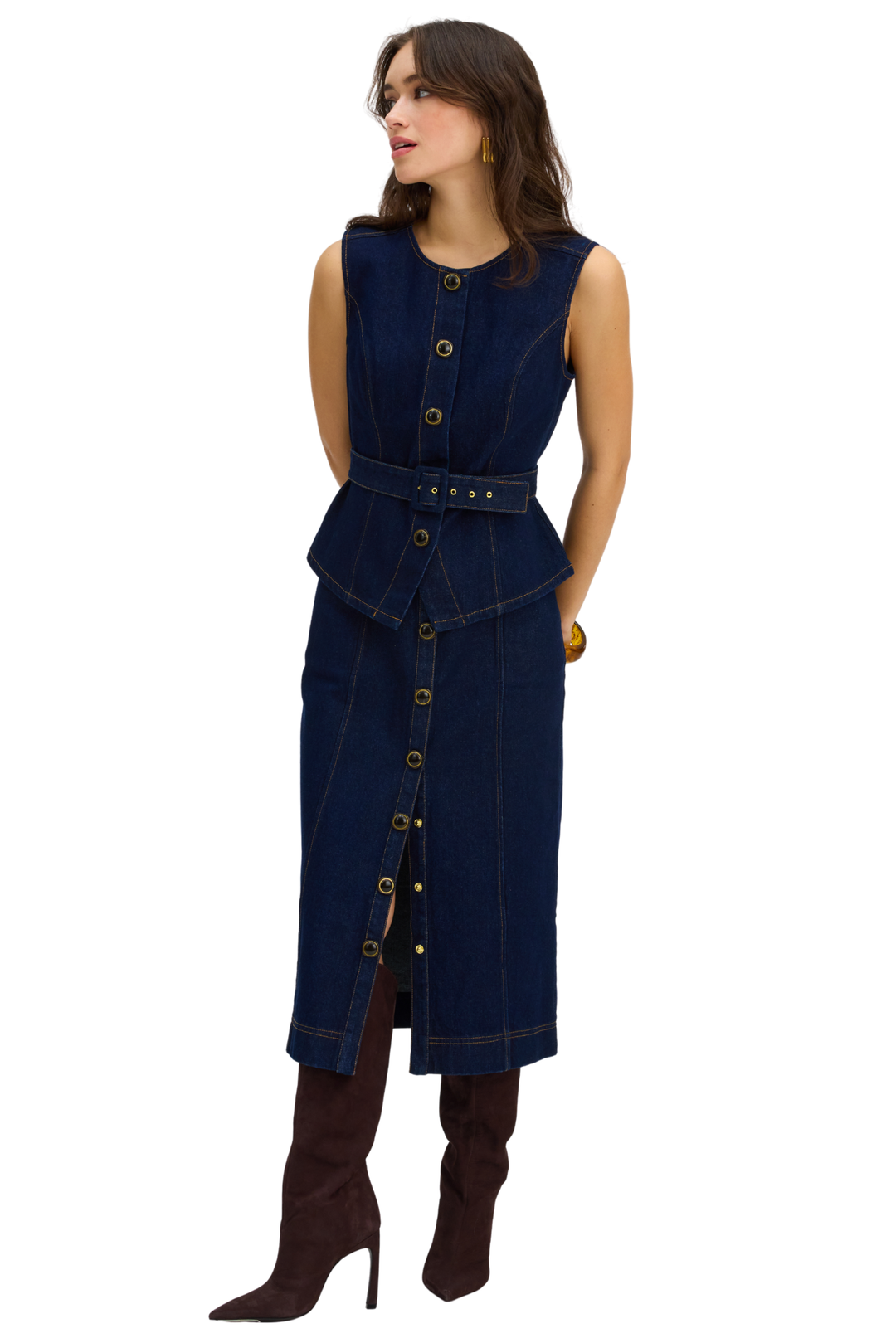 AMBROSE MIDI SKIRT