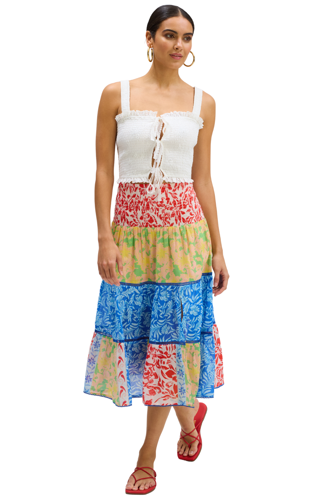 CHASE MIDI SKIRT