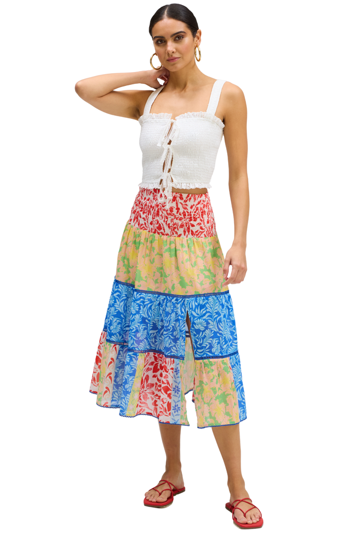 CHASE MIDI SKIRT