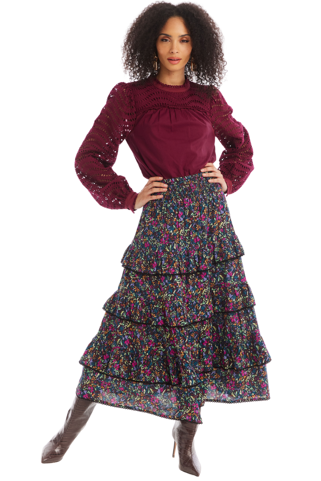 SAVANNAH MIDI SKIRT