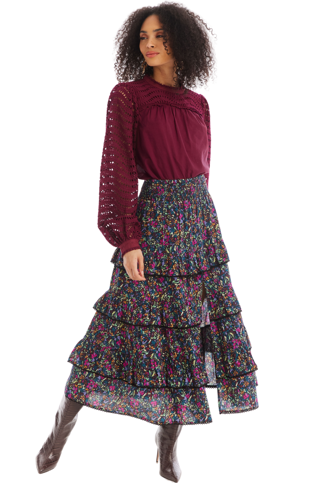 SAVANNAH MIDI SKIRT