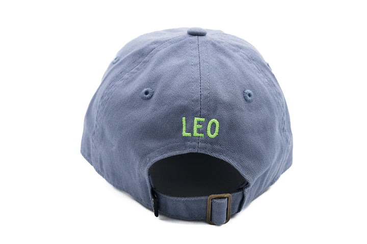 Dusty Blue Letter Baseball Hat