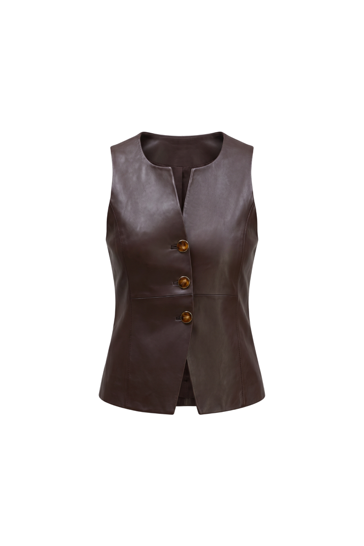 OLIVER LEATHER VEST