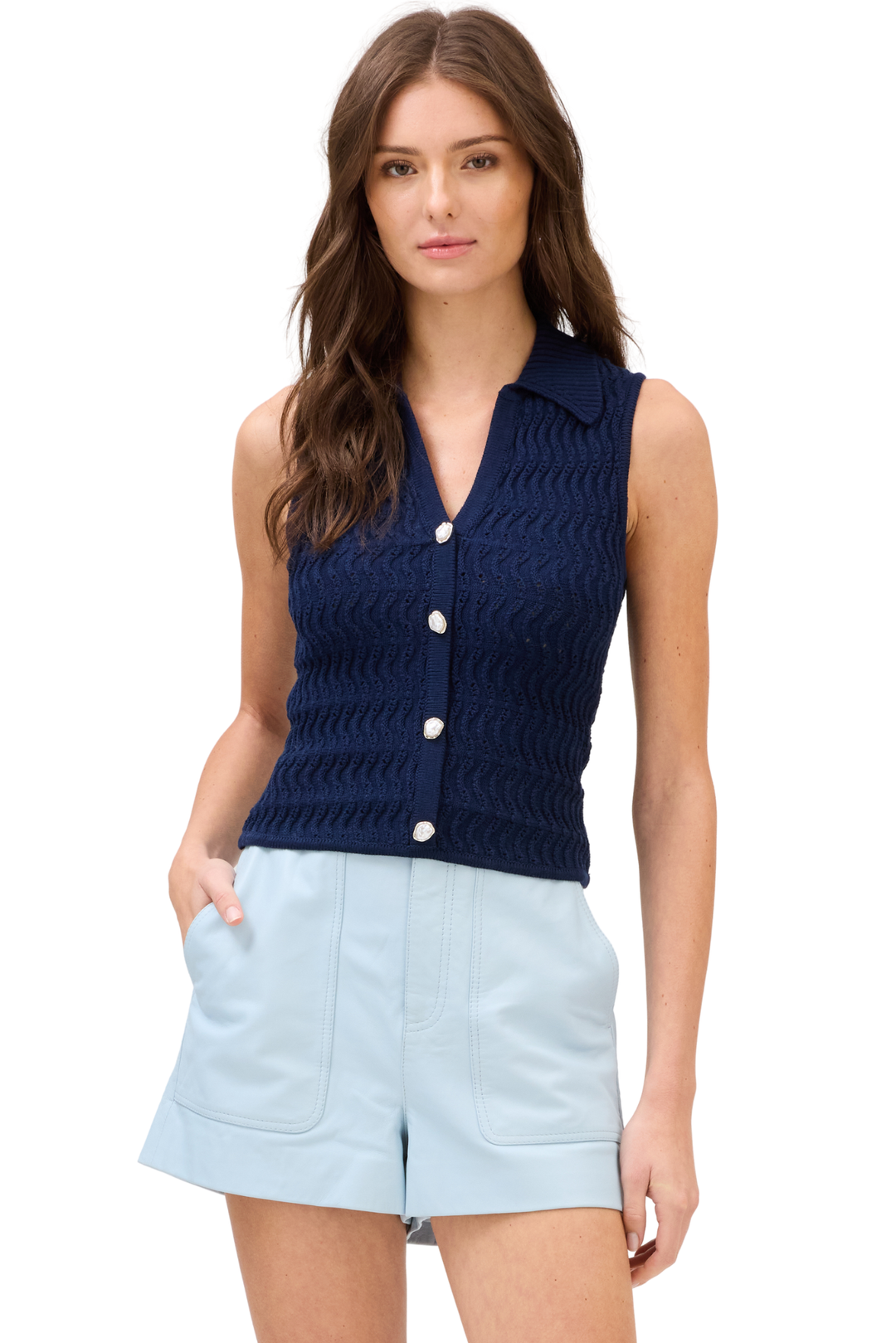 ELIJAH LEATHER SHORTS