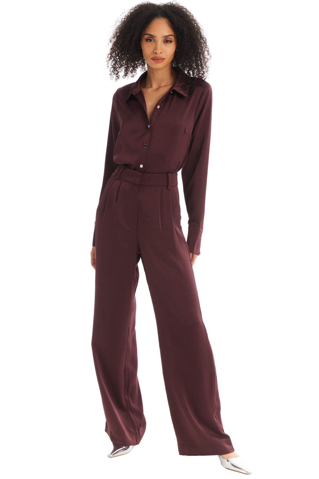 JOAN SATIN PANTS