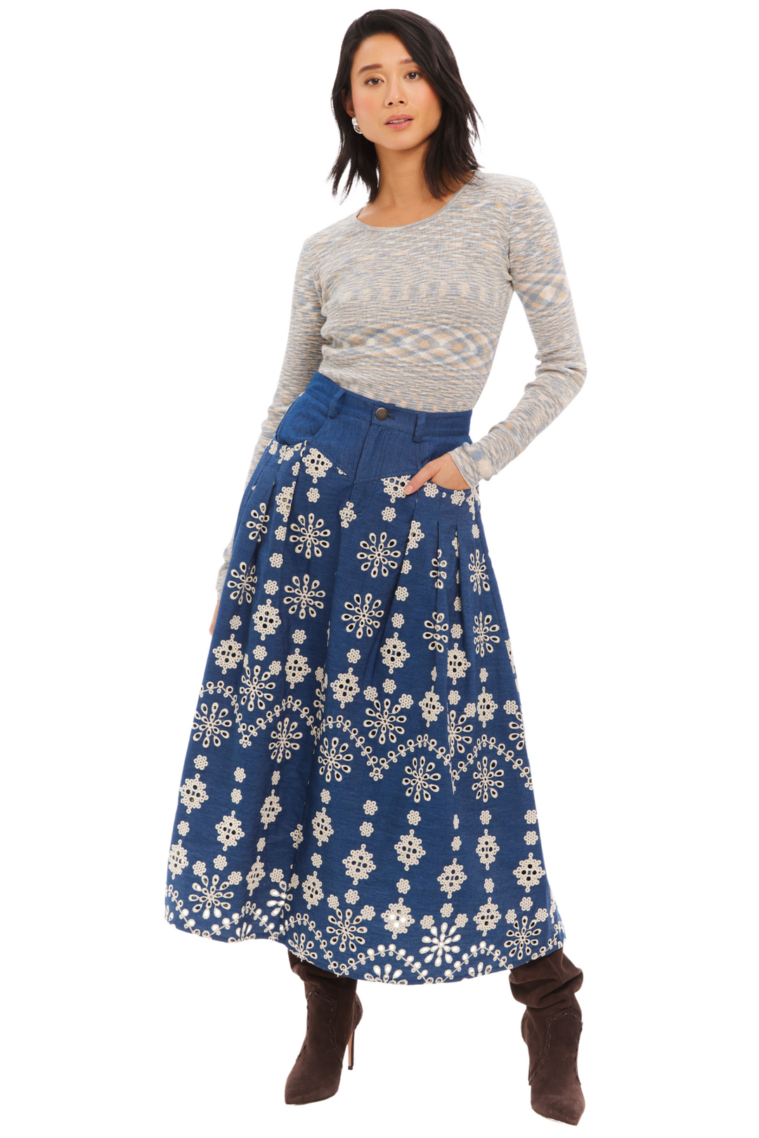 GRETA MIDI SKIRT