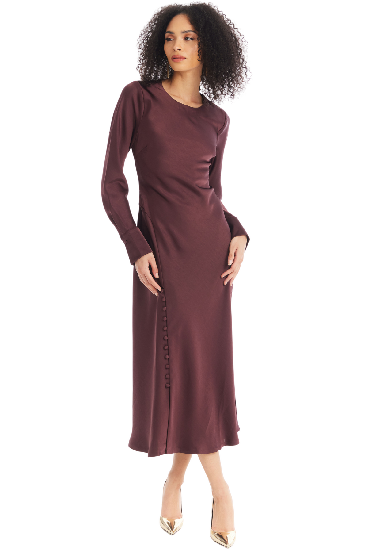 SATIN SLIP DRESS – ALLISON New York - Main Image