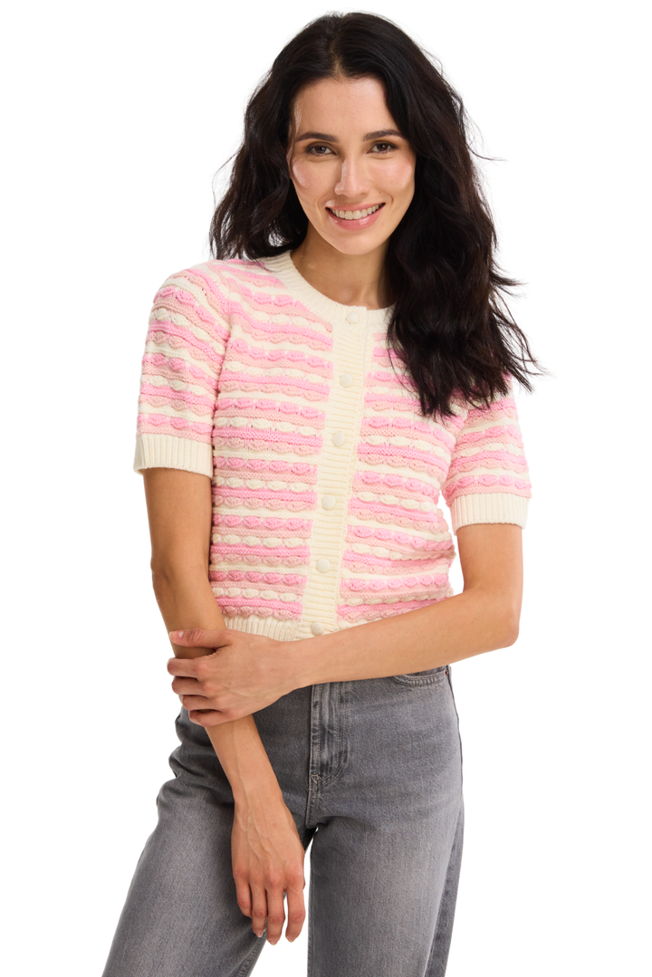SHORT SLEEVE ADELLE CARDIGAN