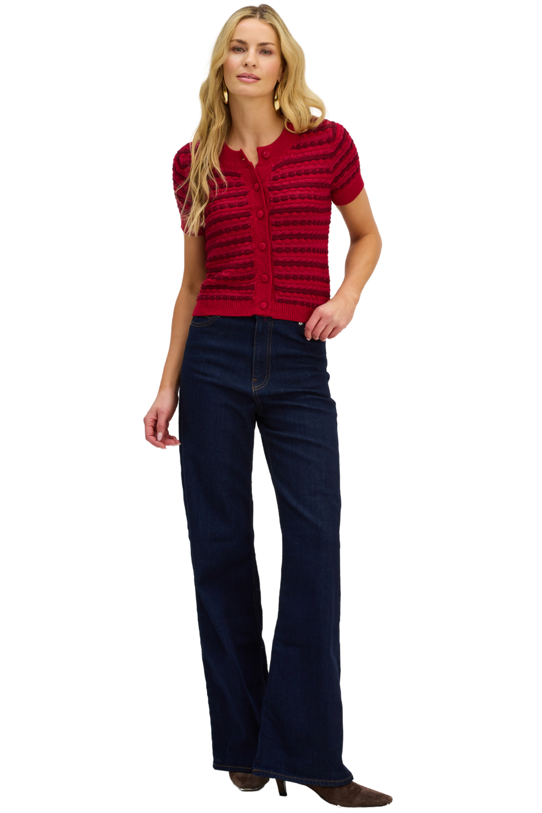 SHORT SLV ADELLE CARDIGAN