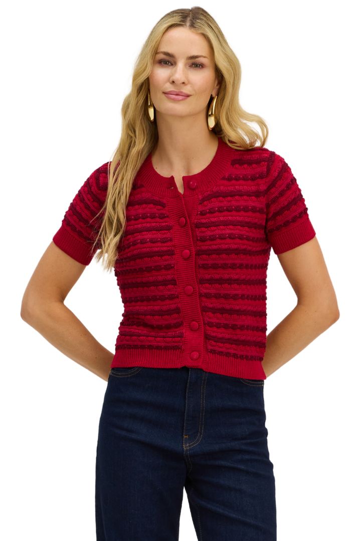 SHORT SLV ADELLE CARDIGAN