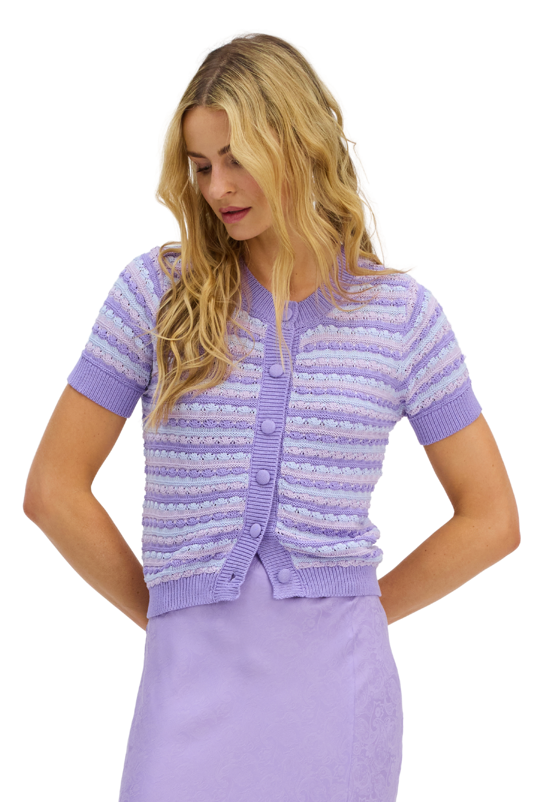 SHORT SLV ADELLE CARDIGAN