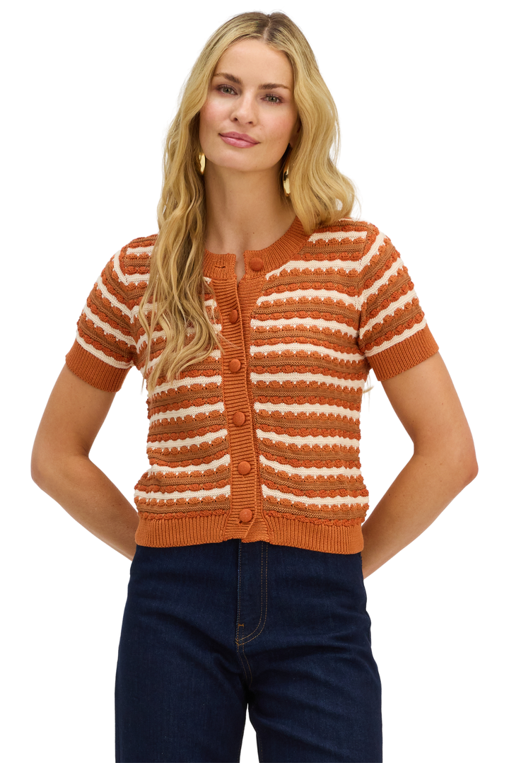 SHORT SLV ADELLE CARDIGAN