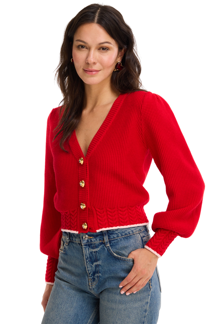SOLID PIPER CARDIGAN